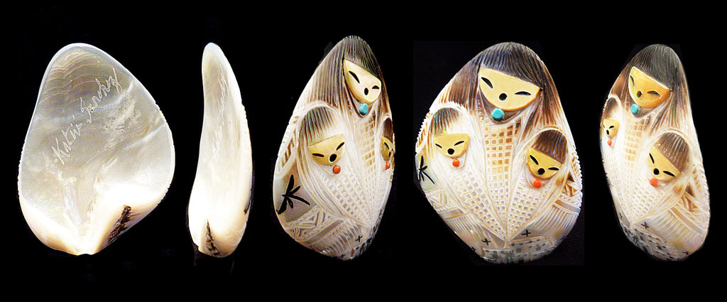 Dark Mother-of-Pearl Maiden by Kateri Sanchez