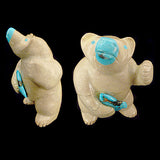 Zuni Rock (travertine) Bear by Enrike Leekya