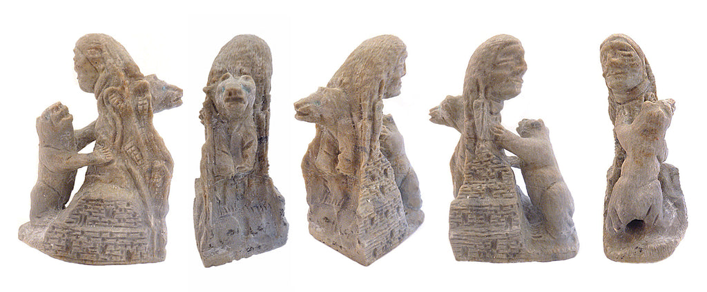 Picasso Marble Bears Protecting The Village by Herbert Him