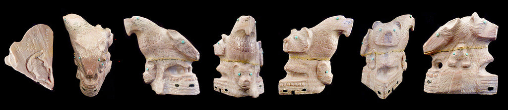 Dolomite Six-Directional Figure by Derrick Kaamasee