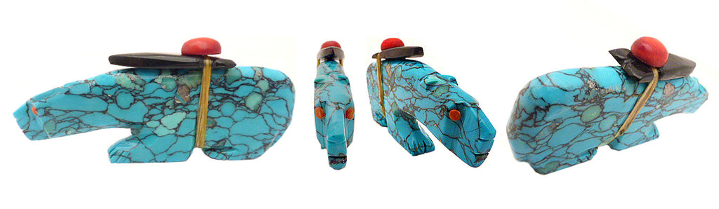Turquoise Bear by Michael Laweka