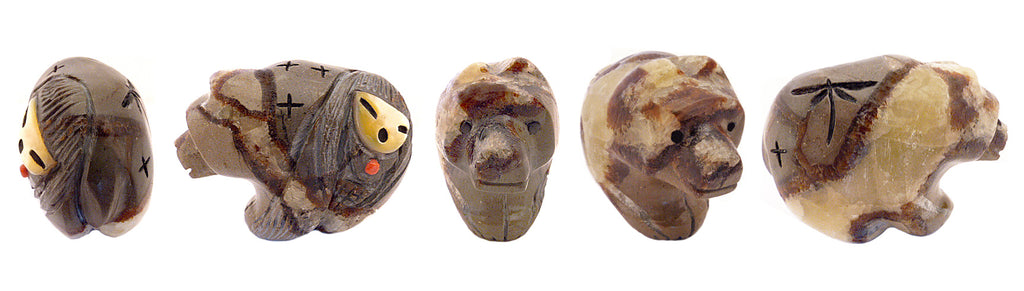 Septarian Nodule Bear With a Maiden by Kateri Sanchez