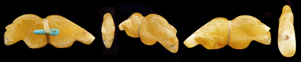 Orange Calcite Mountain Lion by Herbert Halate