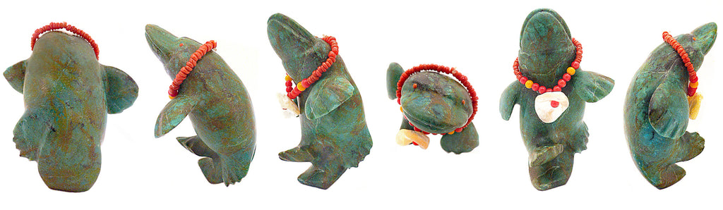 Chrysocolla Platypus by Loren Tsalabutie