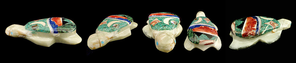 Picasso Marble Sea Turtle  by Jayne Quam