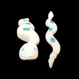 White Marble Snake, Diamondback Rattlesnake  by Andres Lementino