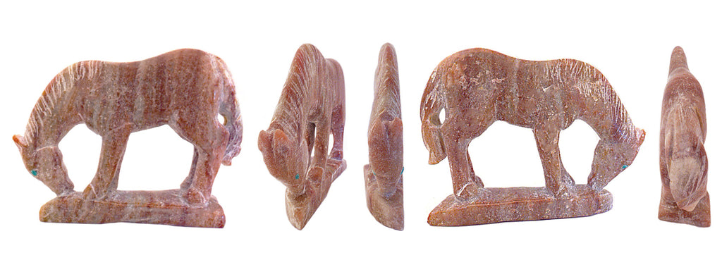 Agate Horse by Hubert Pincion, Deceased
