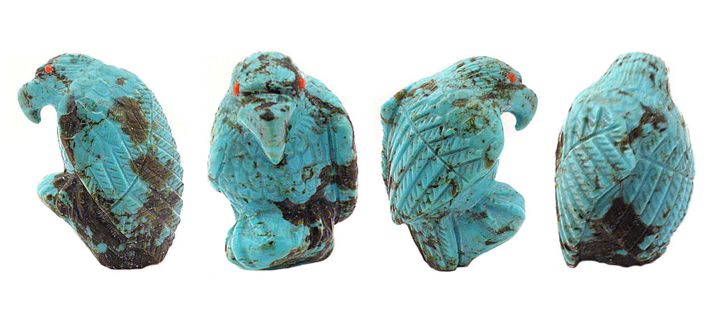 Turquoise Bird, Eagle by Derrick Kaamasee