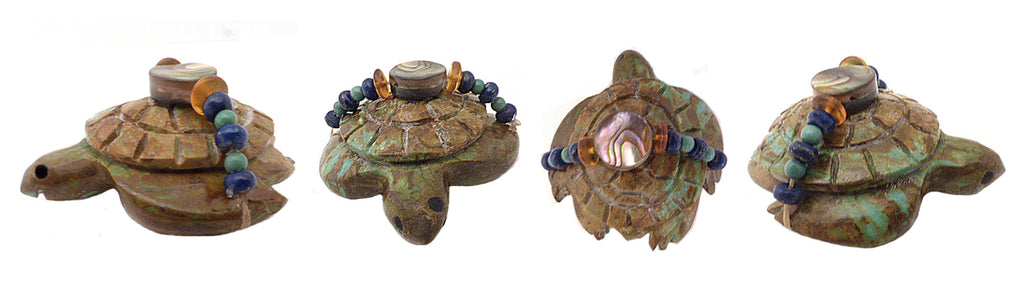 Turquoise Sea Turtle by Kateri Sanchez