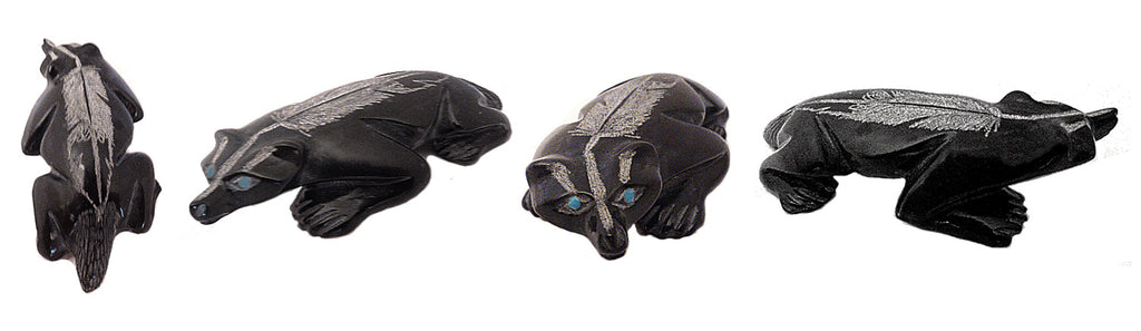 Black Marble Badger by Hiram Peynetsa