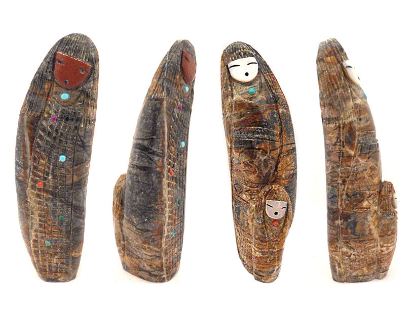Picasso Marble Maiden Figure by Sandra Quandelacy