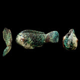 Azurite, Malachite, and Chrysocola Fish, Blue Gill by Ron Laahty, Deceased