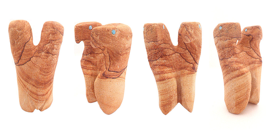 Wonderstone (aka: Utah Rhyolite) Eagle, Double by Ryan Awelagte