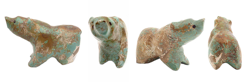 Turquoise Bear by Melissa Quam