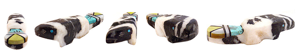 Zebra Stone Beaver by Peter Natachu, Jr., Deceased