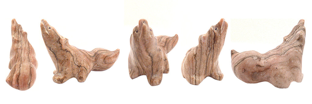 Serpentine Howling Wolf by Melissa Quam