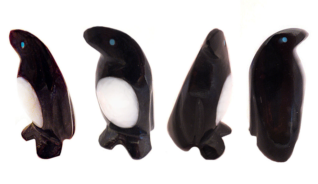 Black Marble And Clam Shell Bird, Flycatcher by Calvert Bowannie
