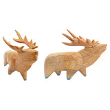 Zuni Rock (travertine) Elk by Enrike Leekya