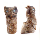 Picasso Marble Bird, Horned Owl by Michael Coble