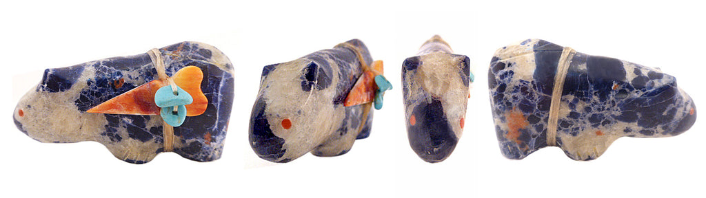 Sodalite Mountain Lion by Leland Boone and Daphne Quam