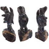 Picasso Marble A Bear, Cub and Eagle Protect the Village by Herbert Him