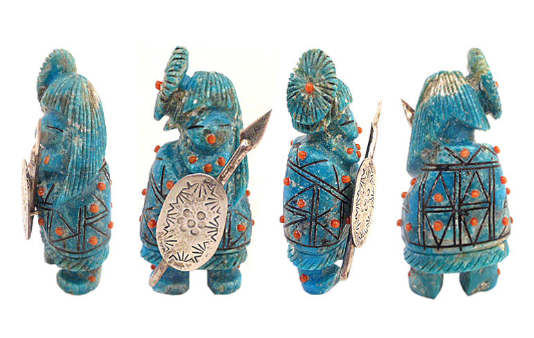 Turquoise Warrior Maiden by Claudia Peina