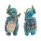 Turquoise Warrior Maiden by Claudia Peina