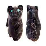 Black Marble Bear by Claudia Peina