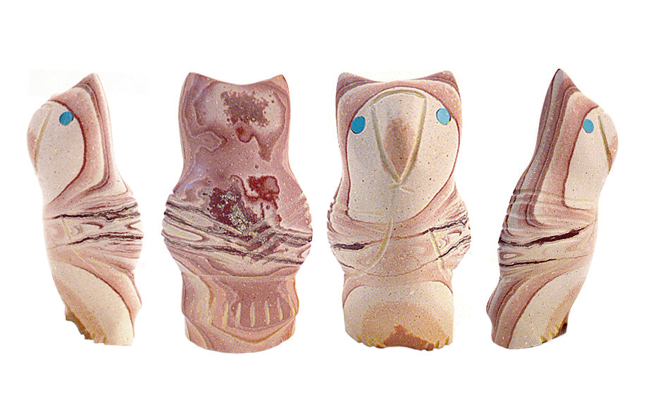 Jicarite Bird, Horned Owl by Leland Boone and Daphne Quam