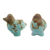 Turquoise Bird, Duck by Lena Boone, Deceased