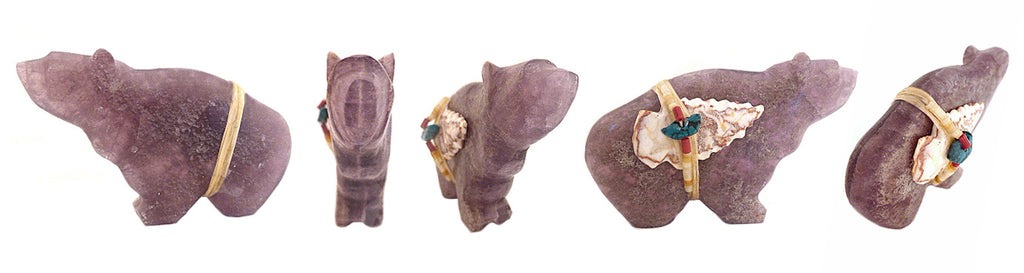 Fluorite Medicine Bear by Melvin Sandoval