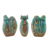 Turquoise Maiden Figure by Sandra Quandelacy