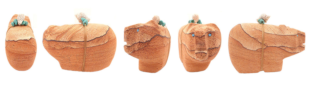 Sandstone Medicine Bear by Burt Awelagte