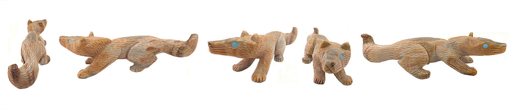 Picasso Marble Wolf by Lance Cheama