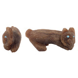 Root Beer Onyx Bobcat by Wilfred Cheama