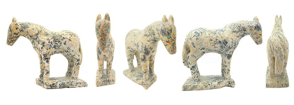 Soapstone Horse by Hubert Pincion, Deceased