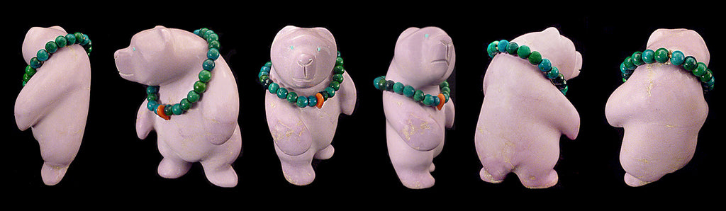 Phosphosiderite Bear by Loren Tsalabutie