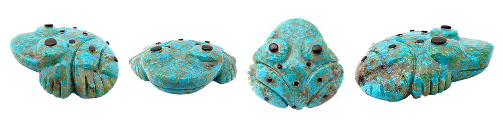 Turquoise Frog by Georgette Quam