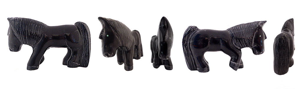 Black Marble Horse by Bryston Bowannie