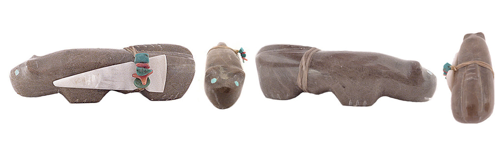 Petoskey Stone Mountain Lion by Lena Boone