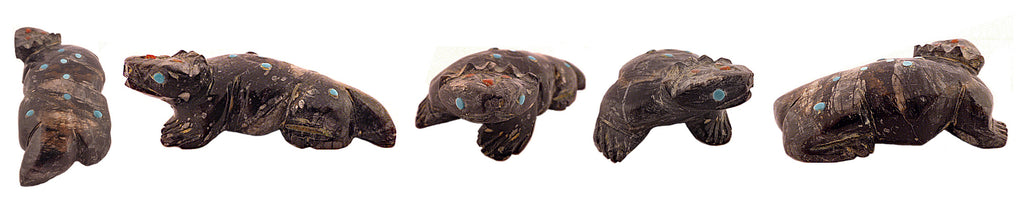 Picasso Marble Horned Toad by Tracey Zunie