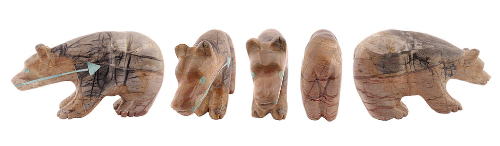 Picasso Marble Medicine Bear by Andres Quandelacy, Deceased