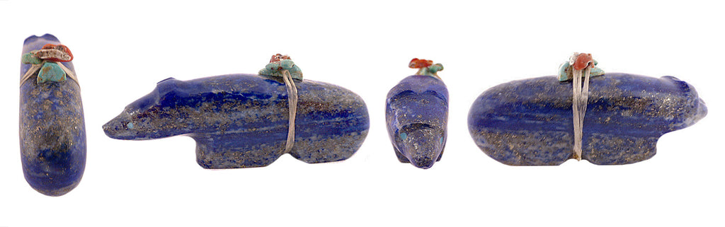 Lapis Lazuli Medicine Bear by Emery Eriacho, Deceased