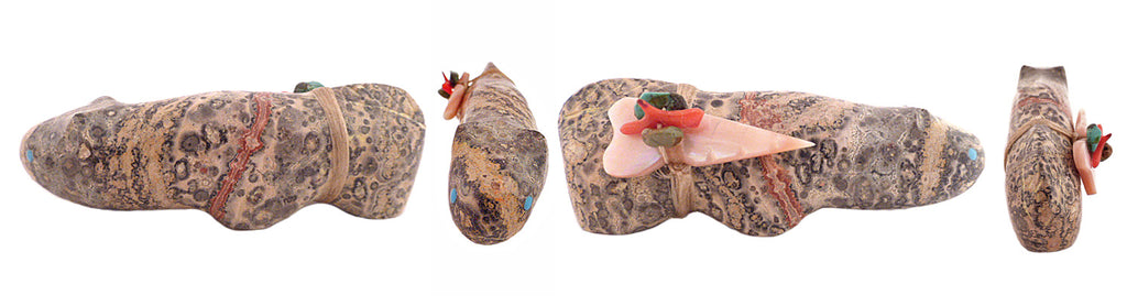 Leopard Jasper Mountain Lion by Leland Boone and Daphne Quam