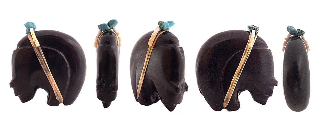 Black Marble Medicine Bear by Melvin Sandoval