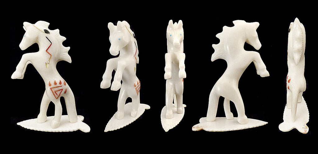White Marble Horse by Andres Lementino