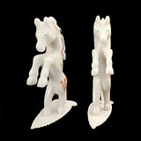 White Marble Horse by Andres Lementino