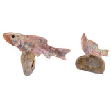 Abalone And Onyx Fish, Trout by Orin Eriacho