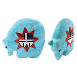 Turquoise Medicine Bear by Andres Lementino