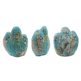 Turquoise Maiden Figure by Sandra Quandelacy